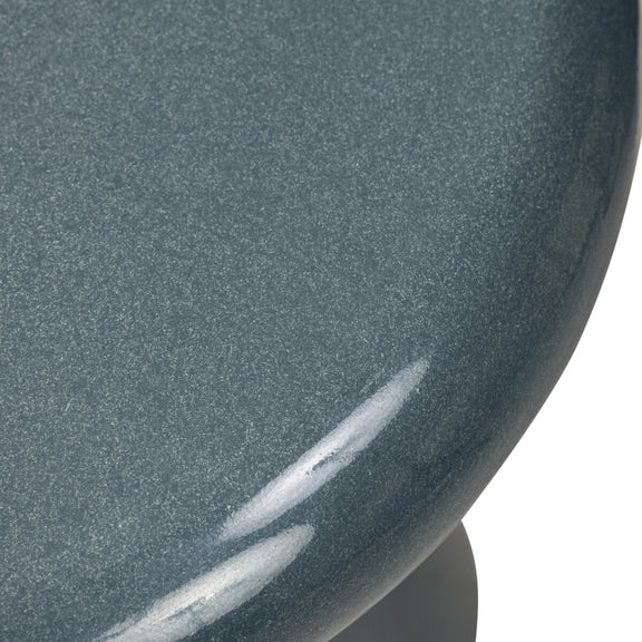 Kika End Table - Smooth Slate Concrete