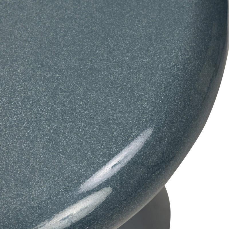 Kika End Table - Smooth Slate Concrete