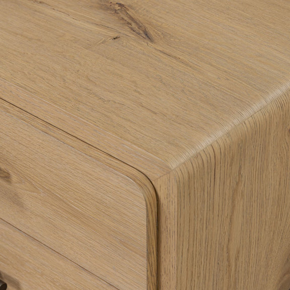Eden Nightstand - Aged Smoked Oak Veneer