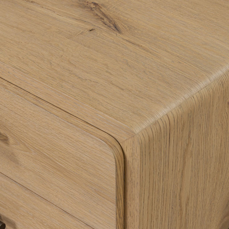 Eden Nightstand - Aged Smoked Oak Veneer