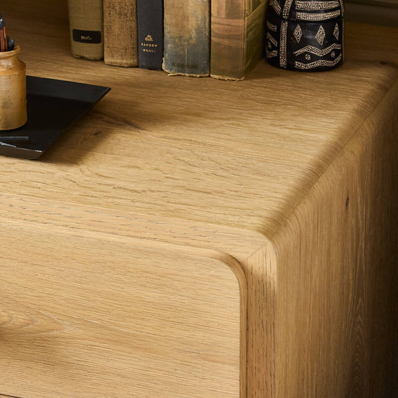 Eden Nightstand - Aged Smoked Oak Veneer