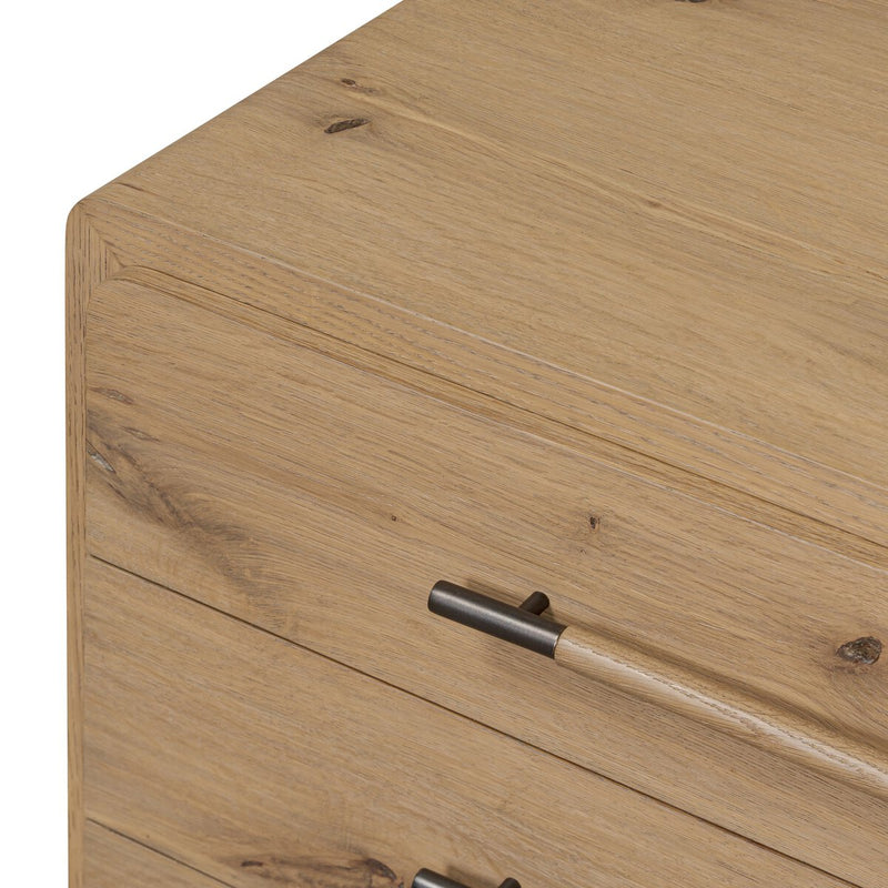 Eden Nightstand - Aged Smoked Oak Veneer