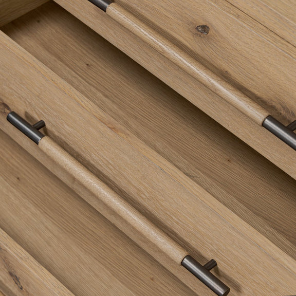 Eden Nightstand - Aged Smoked Oak Veneer
