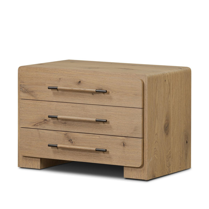 Eden Nightstand - Aged Smoked Oak Veneer