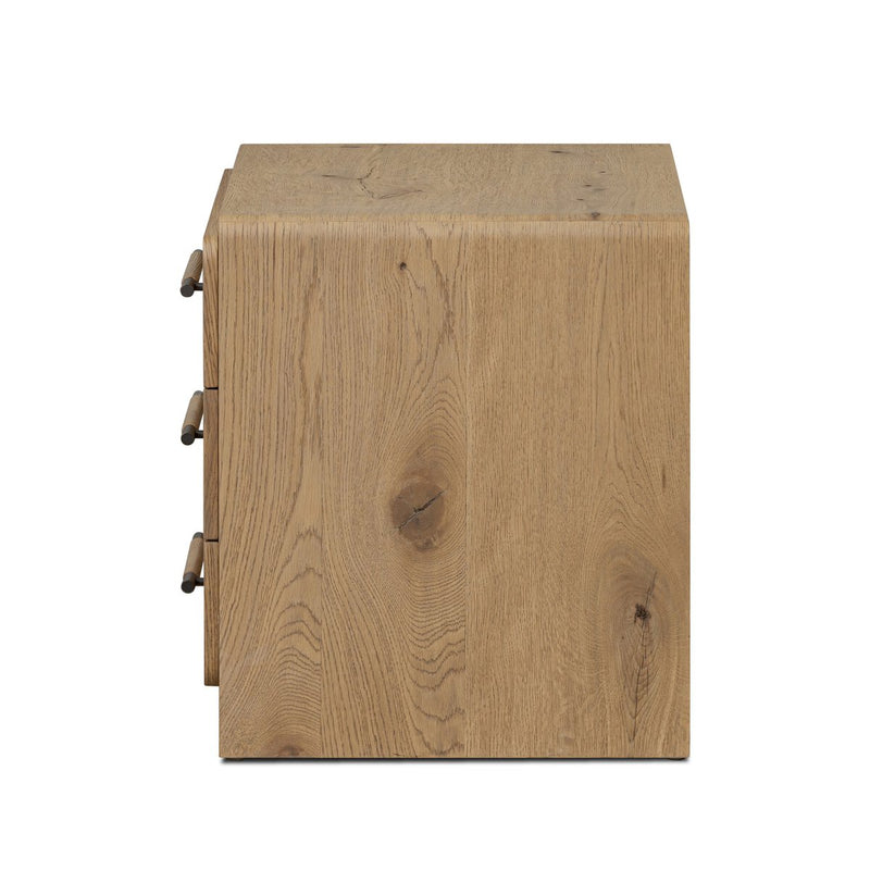 Eden Nightstand - Aged Smoked Oak Veneer
