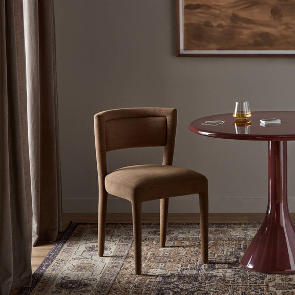 Beverly Dining Chair - Crypton Nomad Mushroom