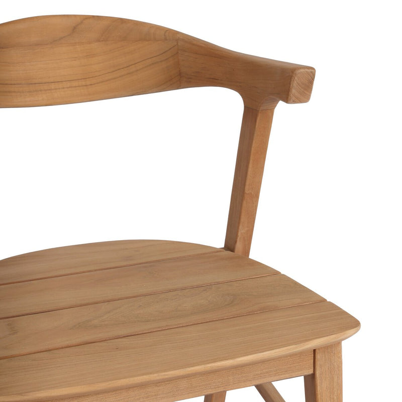 Cliff Outdoor Dining Chair - Arashi Salt