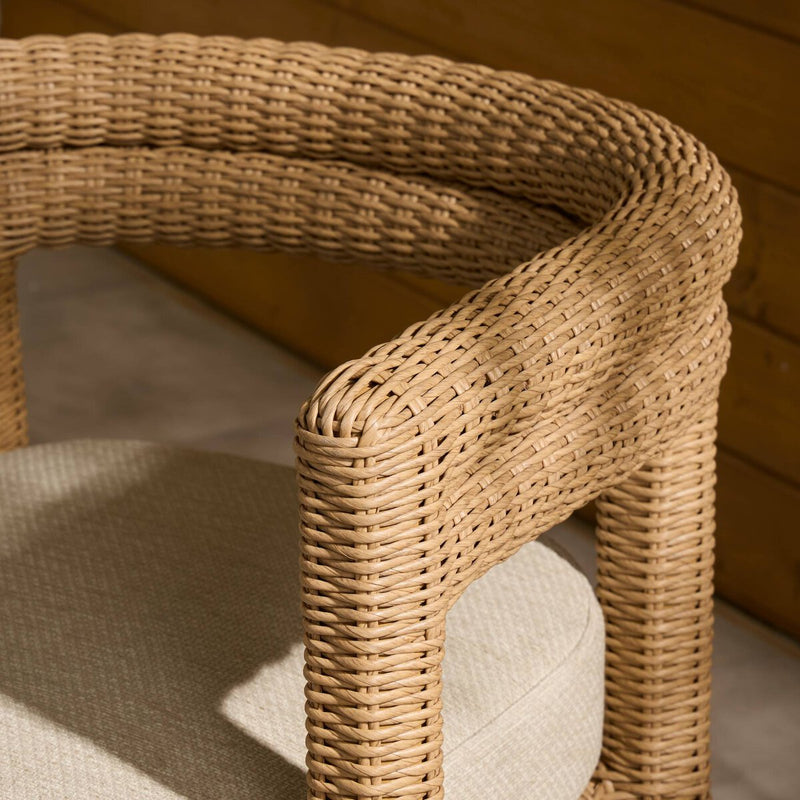 Tacova Outdoor Dining Chair - Casa Cream