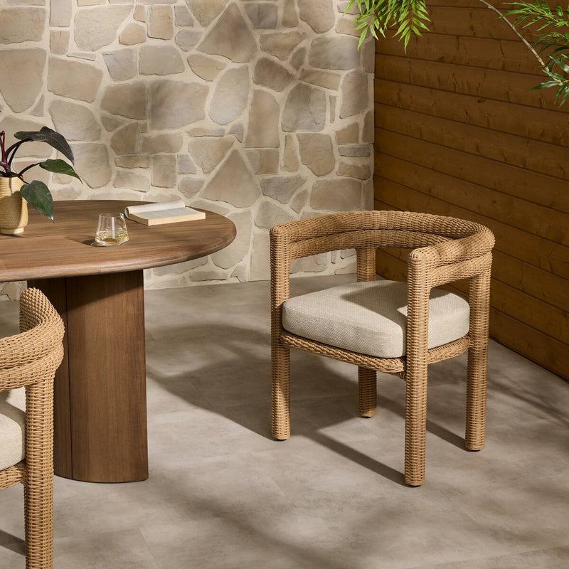 Tacova Outdoor Dining Chair - Casa Cream