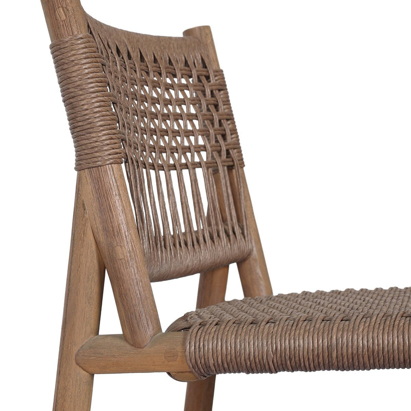 Ashe Outdoor Dining Chair - Tanned Weave
