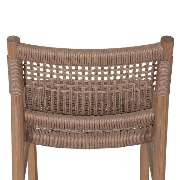Ashe Outdoor Dining Chair - Tanned Weave