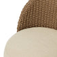 Quaid Outdoor Woven Dining Chair - Alessi Buff