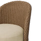 Quaid Outdoor Woven Dining Chair - Alessi Buff