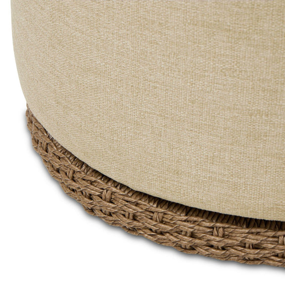 Quaid Outdoor Woven Dining Chair - Alessi Buff