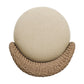 Quaid Outdoor Woven Dining Chair - Alessi Buff