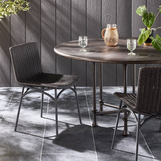 Worley Outdoor Dining Chair - Vintage Coal