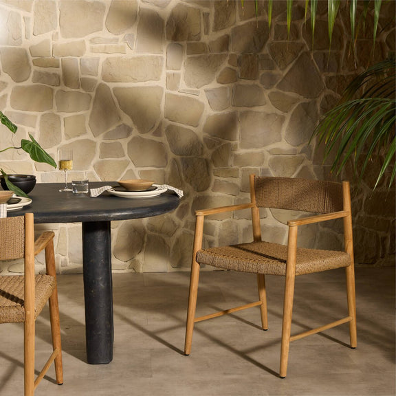 Boston Outdoor Dining Chair - Faux Dark Hyacinth