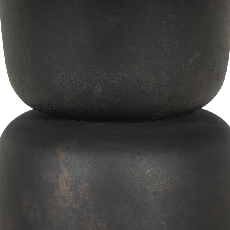 Brixton Outdoor Round Dining Table 42" - Distressed Bronze