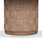 Brandt Outdoor Round Dining Table 60" - Stained Toasted Brown