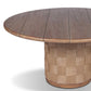 Brandt Outdoor Round Dining Table 60" - Stained Toasted Brown