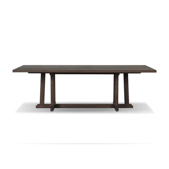 Indie Outdoor Dining Table - Stained Saddle Brown Fsc