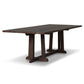 Indie Outdoor Dining Table - Stained Saddle Brown Fsc