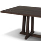 Indie Outdoor Dining Table - Stained Saddle Brown Fsc