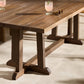 Indie Outdoor Dining Table - Stained Saddle Brown Fsc