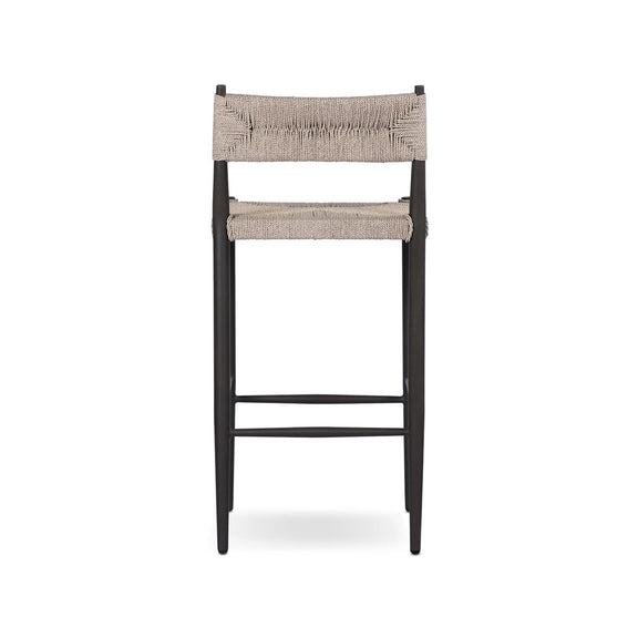 Lomas Outdoor Metal Bar + Counter Stool - Textured Dune
