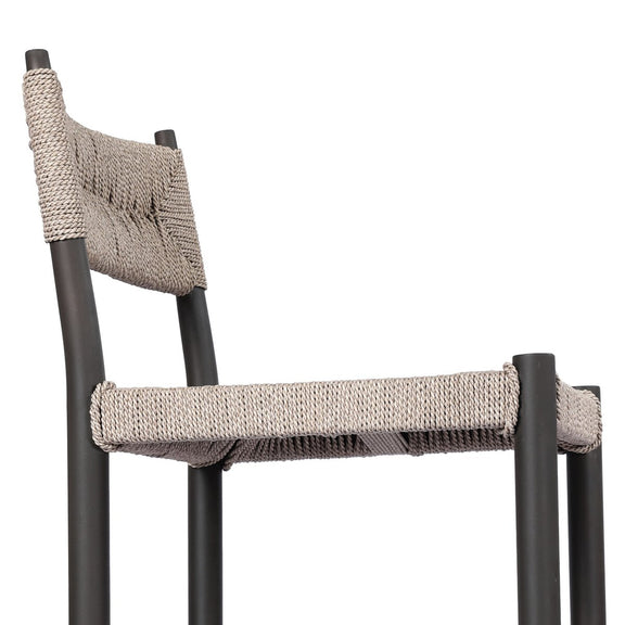 Lomas Outdoor Metal Bar + Counter Stool - Textured Dune