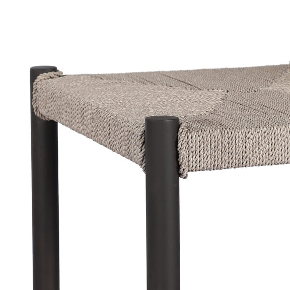 Lomas Outdoor Metal Bar + Counter Stool - Textured Dune
