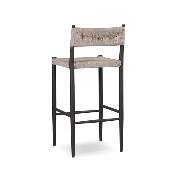 Lomas Outdoor Metal Bar + Counter Stool - Textured Dune