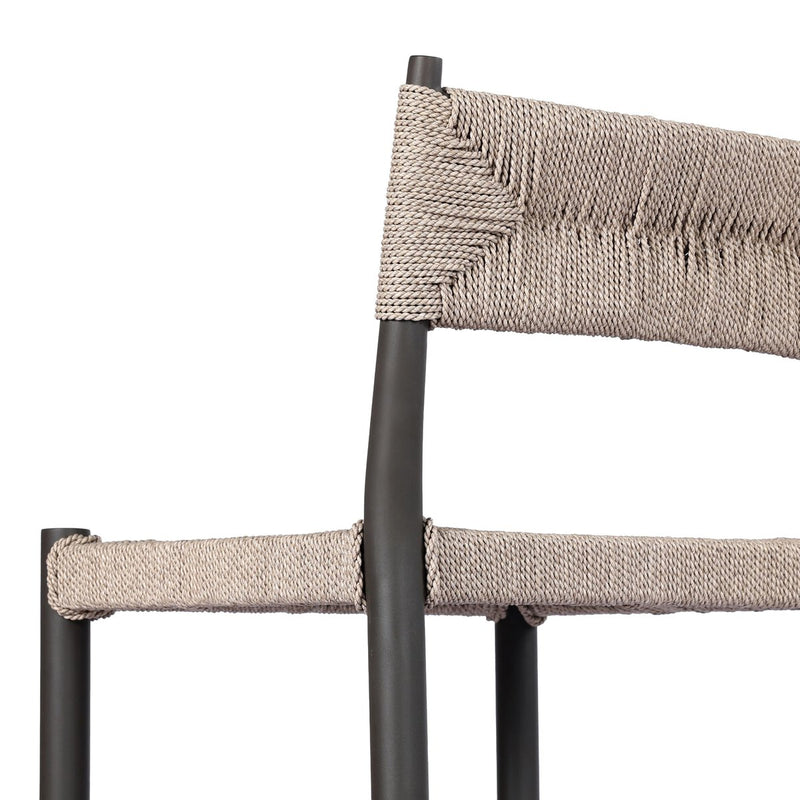 Lomas Outdoor Metal Bar + Counter Stool - Textured Dune