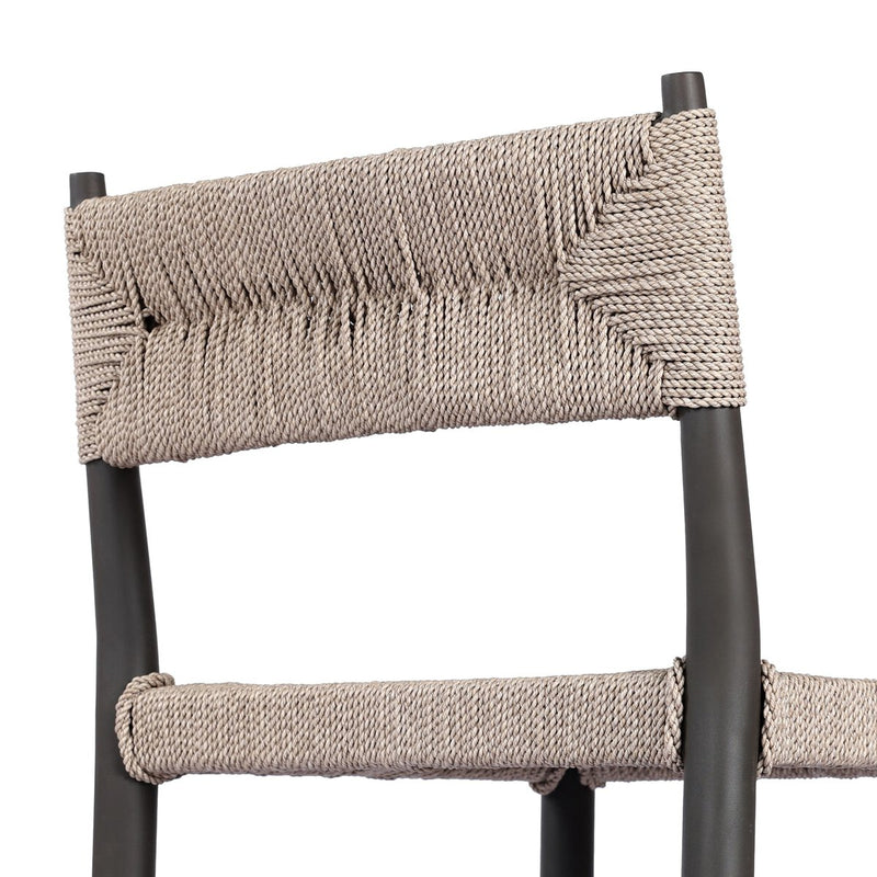 Lomas Outdoor Metal Bar + Counter Stool - Textured Dune