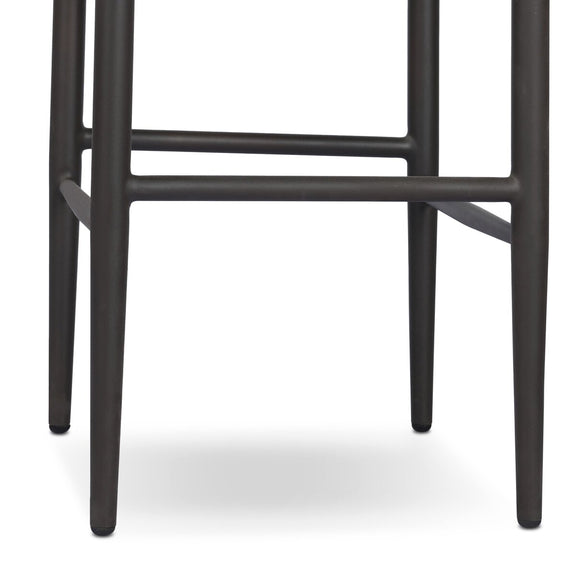 Lomas Outdoor Metal Bar + Counter Stool - Textured Dune