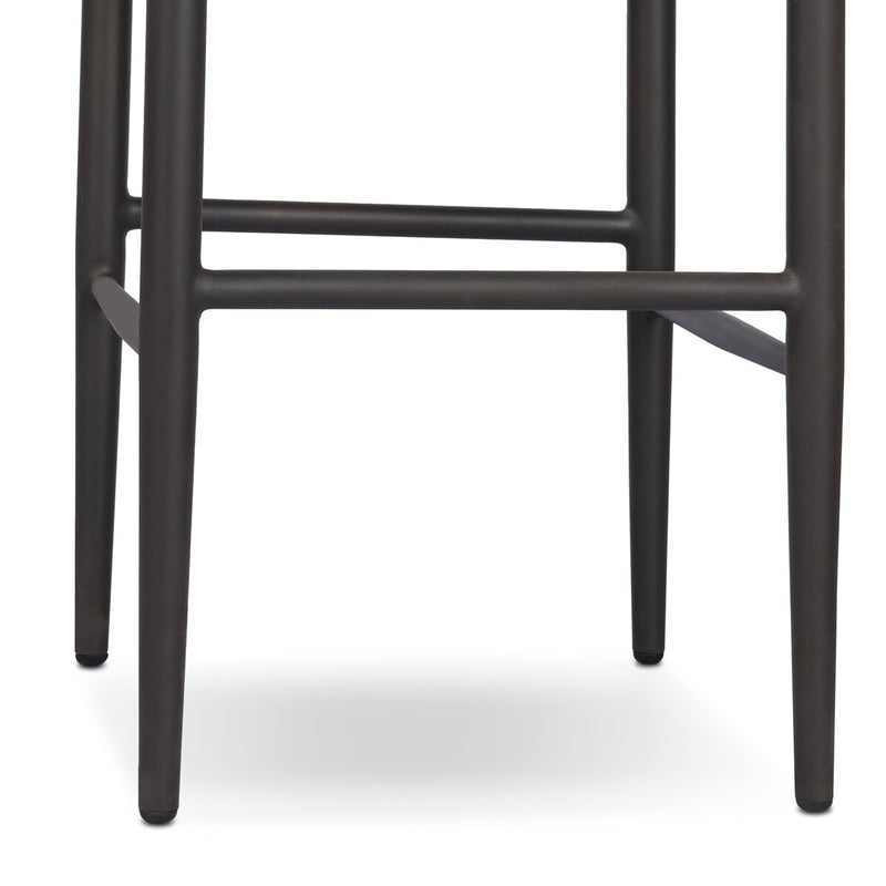 Lomas Outdoor Metal Bar + Counter Stool - Textured Dune