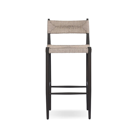Lomas Outdoor Metal Bar + Counter Stool - Textured Dune