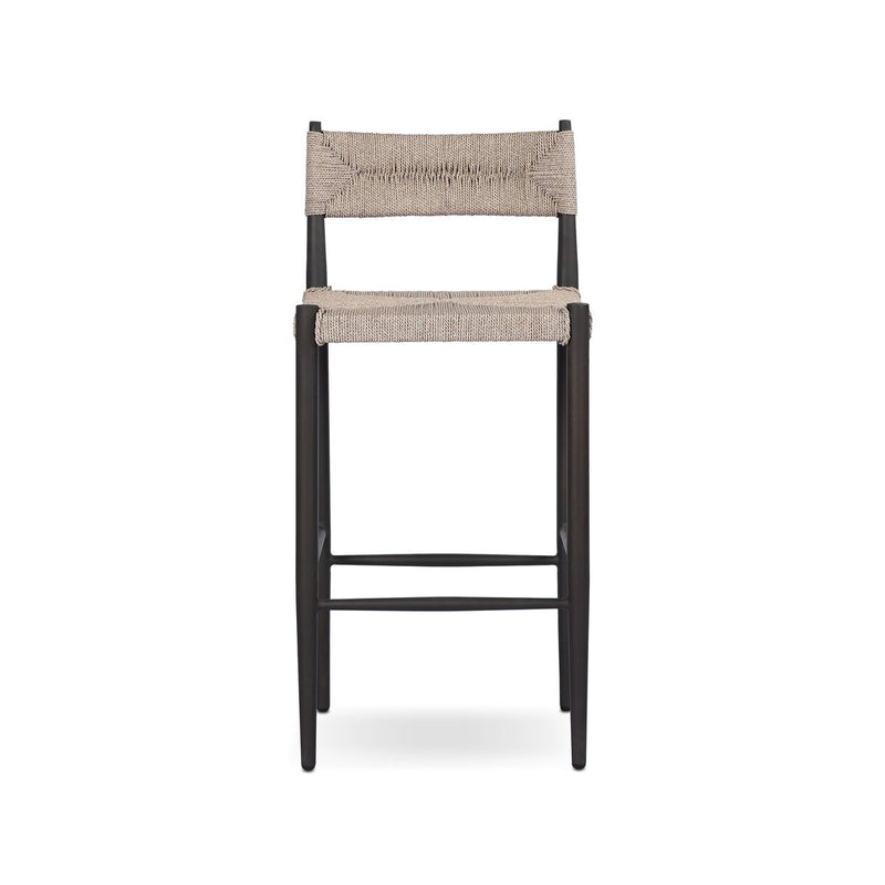 Lomas Outdoor Metal Bar + Counter Stool - Textured Dune