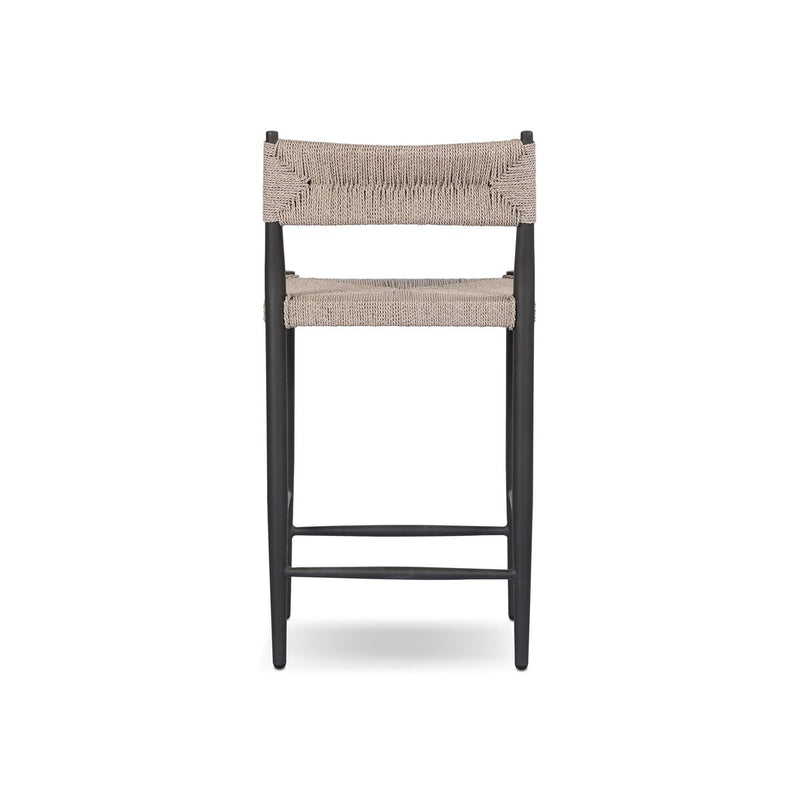 Lomas Outdoor Metal Bar + Counter Stool - Textured Dune