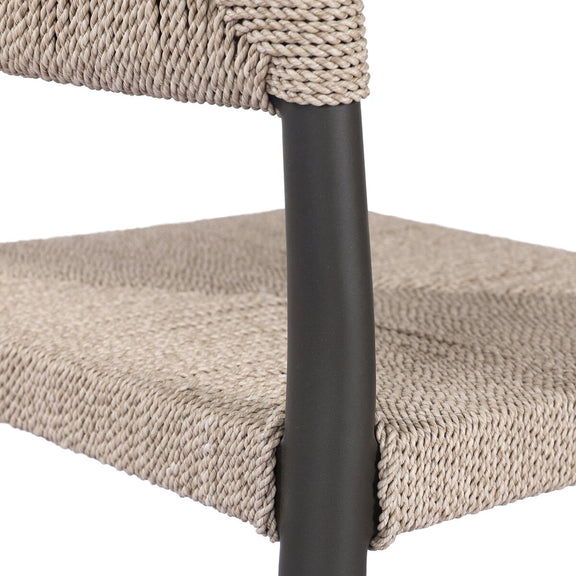 Lomas Outdoor Metal Bar + Counter Stool - Textured Dune