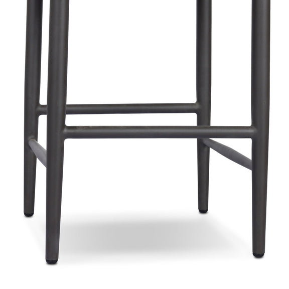 Lomas Outdoor Metal Bar + Counter Stool - Textured Dune