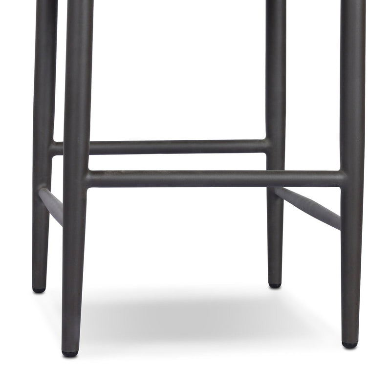 Lomas Outdoor Metal Bar + Counter Stool - Textured Dune