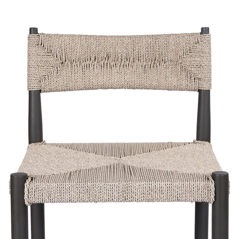 Lomas Outdoor Metal Bar + Counter Stool - Textured Dune
