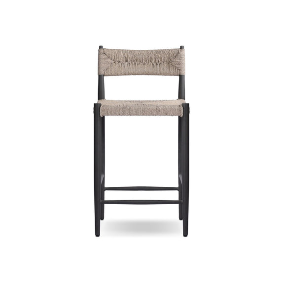 Lomas Outdoor Metal Bar + Counter Stool - Textured Dune