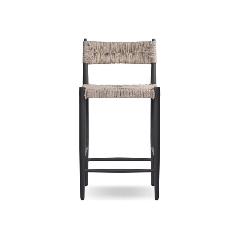 Lomas Outdoor Metal Bar + Counter Stool - Textured Dune