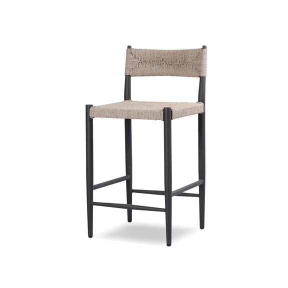 Lomas Outdoor Metal Bar + Counter Stool - Textured Dune