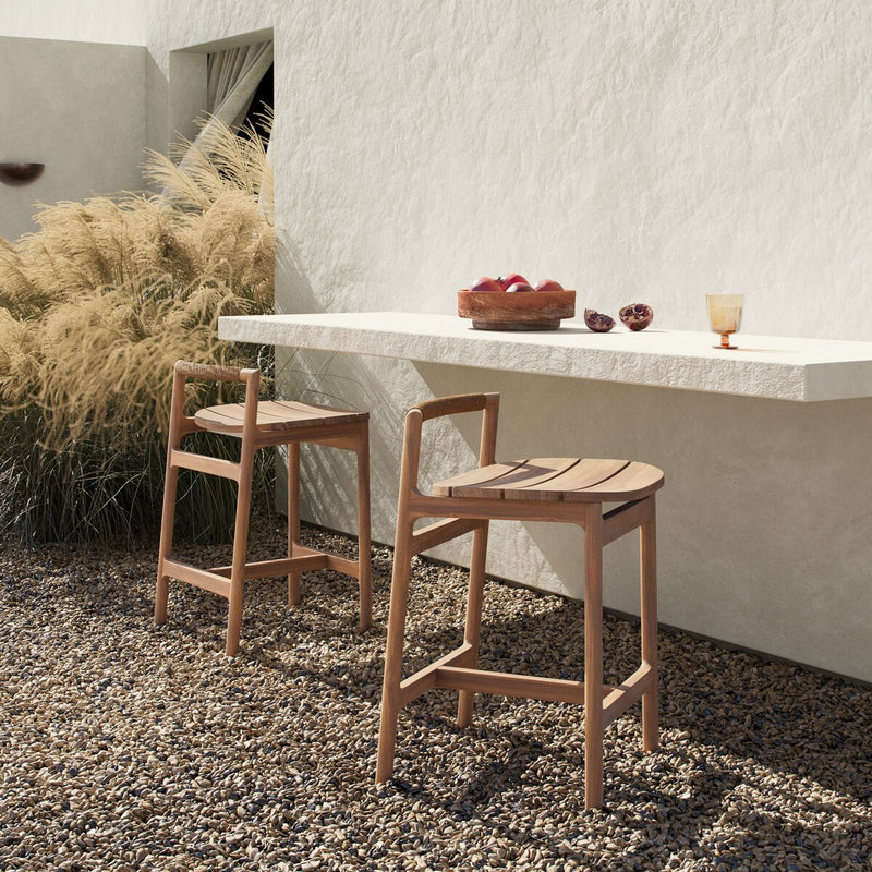 Baden Outdoor Bar + Counter Stool - Textured Sand