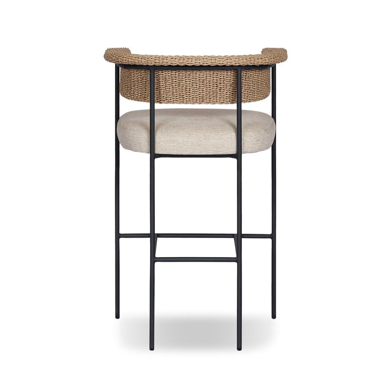 Carrie Outdoor Stool - Ellor Beige