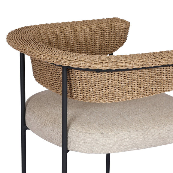 Carrie Outdoor Stool - Ellor Beige