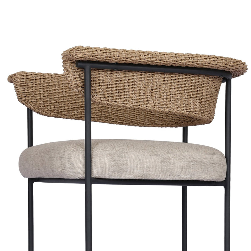 Carrie Outdoor Stool - Ellor Beige